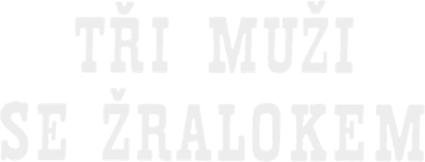 Tři muži se žralokem